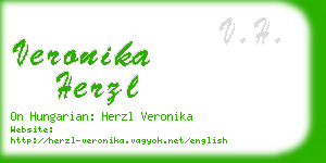 veronika herzl business card